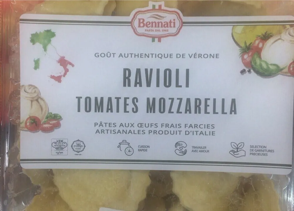 Ravioli tomates mozzarella