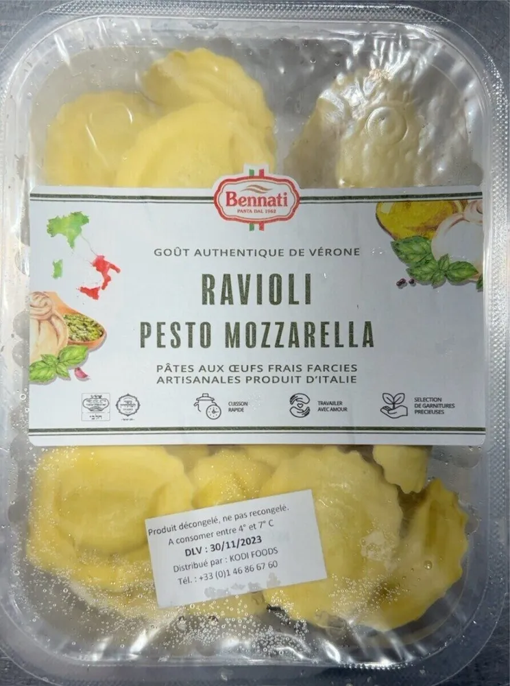 RAVIOLI PESTO MOZZARELLA