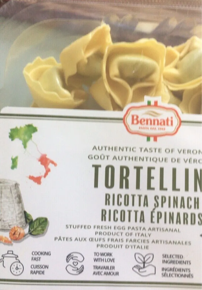 Tortellini Ricotta épinards