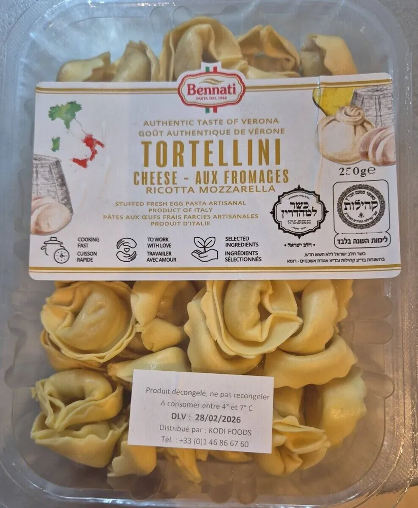 Tortellini ricotta mozarella