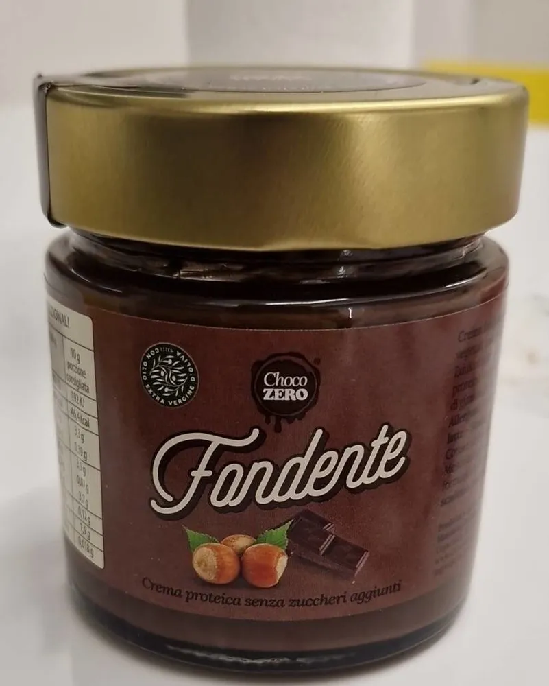 Crema proteica senza zuccheri aggiunti fondente