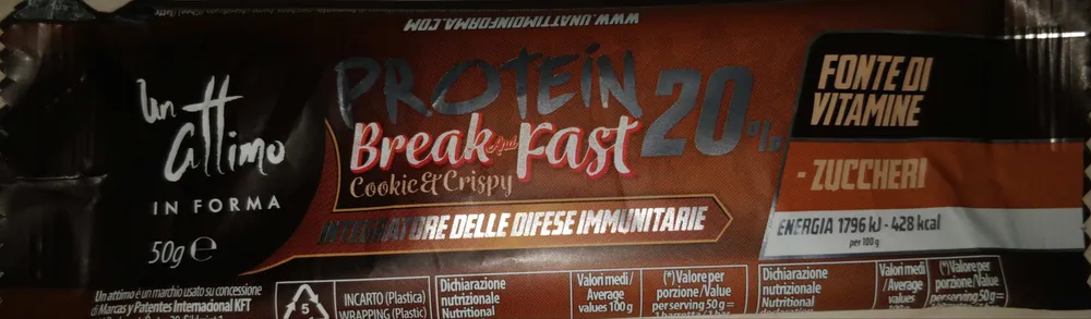 Protein Break and fast 20% Cookie&Crispy