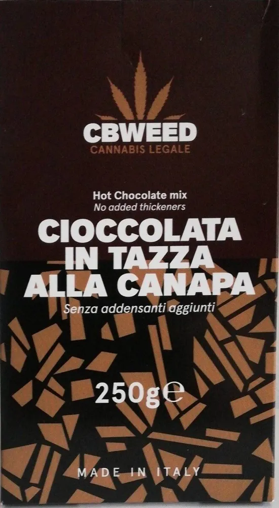 Cioccolata in tazza alla canapa