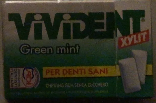 Vivident Xylit Green Mint S / Z Astuccio