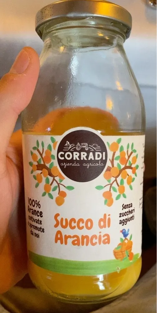 Succo di arancia