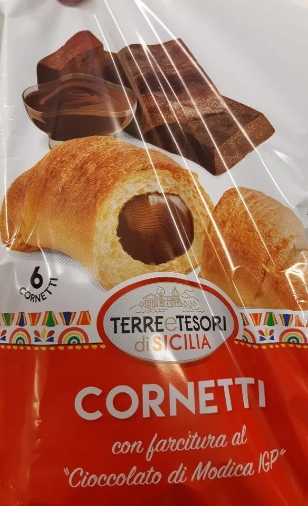 Cornetti con cioccolato di Modica