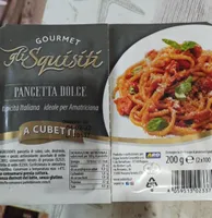 Gli squisiti pancetta dolce