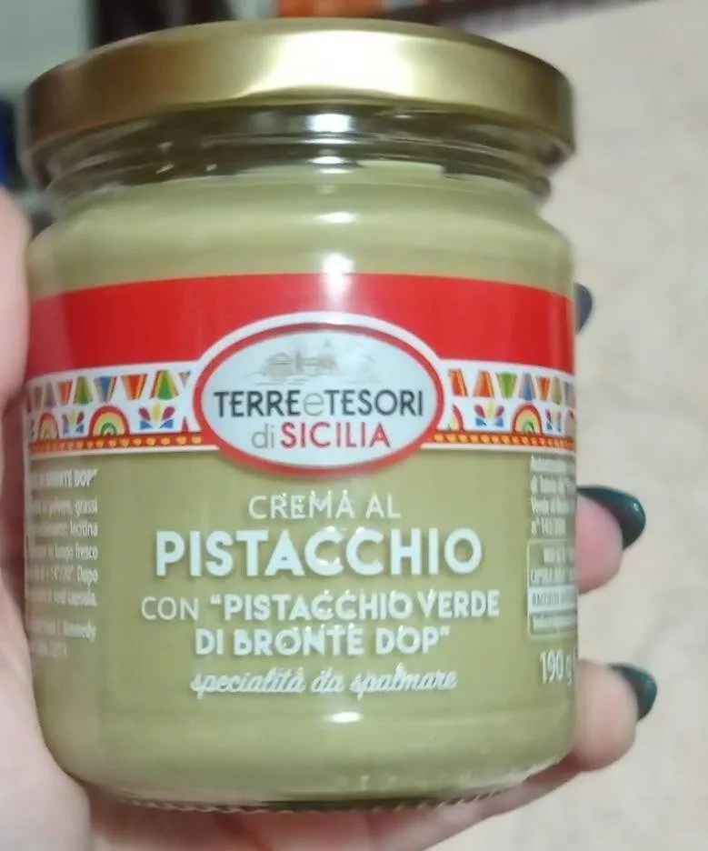 Crema spalmabile al pistacchio