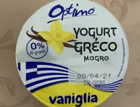Yogurt greco magro vaniglia
