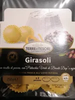 Girasoli con ricotta, pistacchio di Bronte DOP, e agrumi