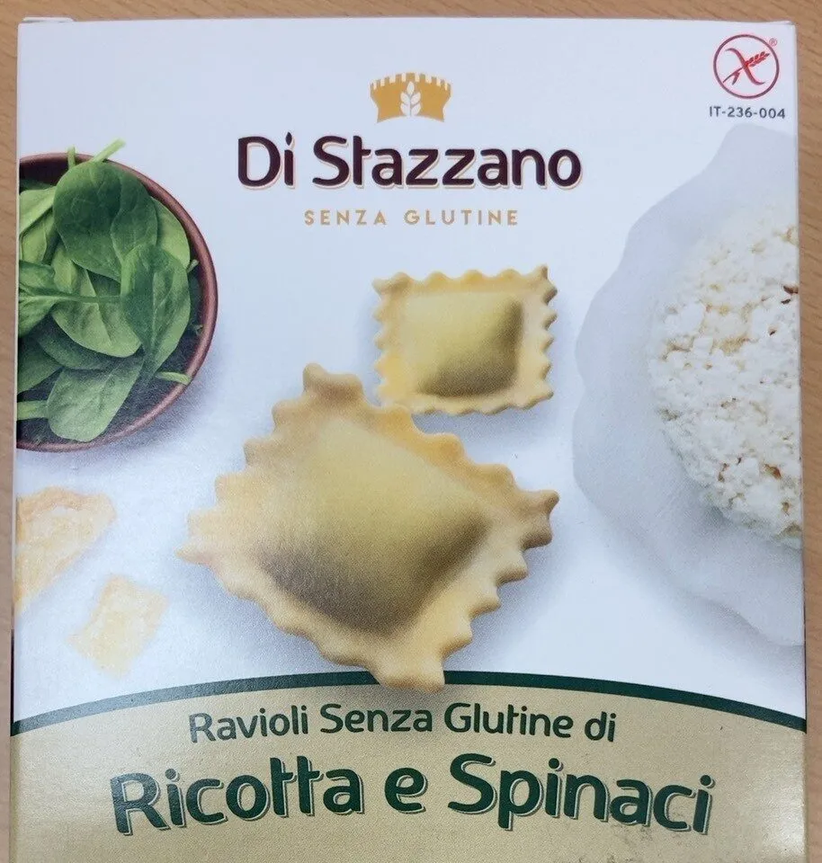 Ravioli senza glutine di Ricotta e Spinaci