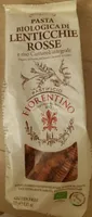 Pasta biologica di lenticchie rosse