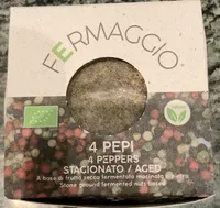 Fermaggio stagionato ai 4 pepi
