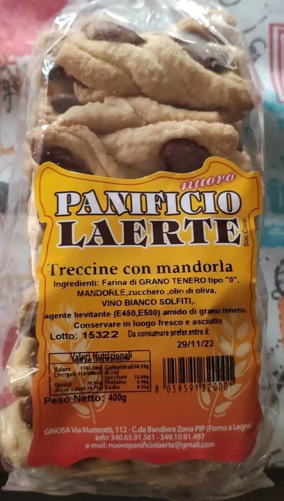 Treccine con mandorla