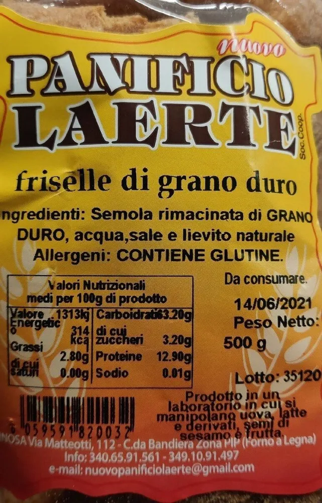 Friselle di grano duro
