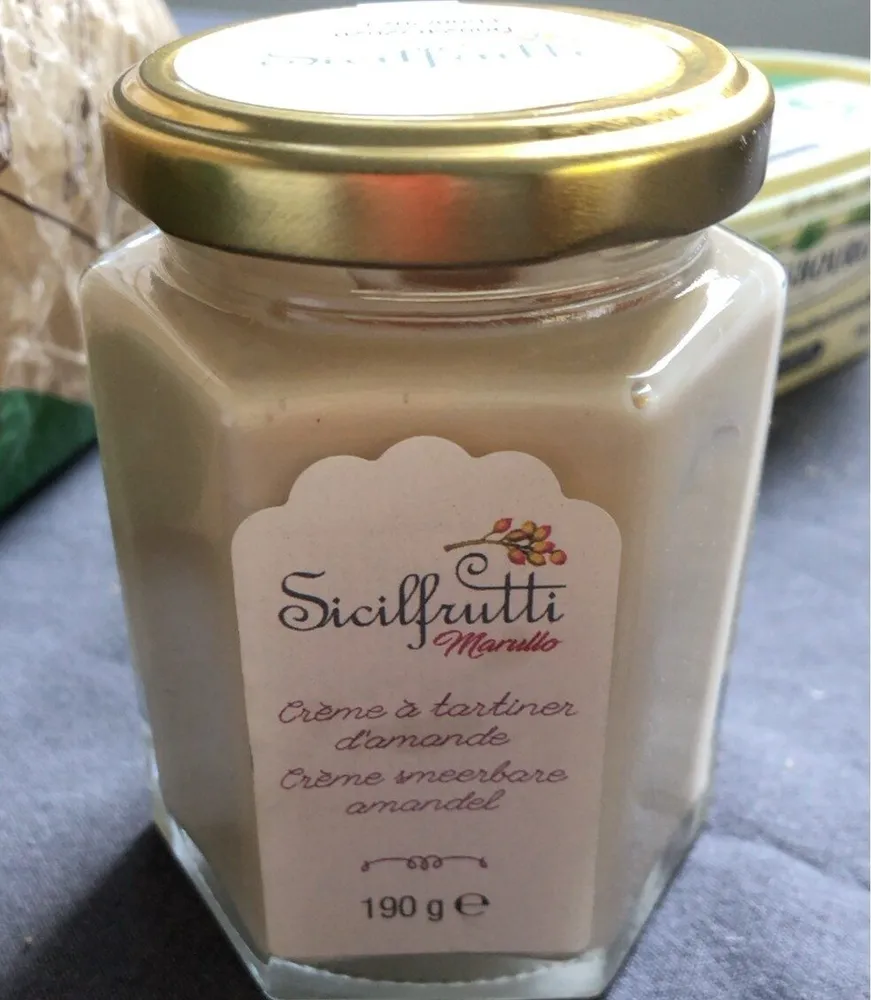 Crème a tartiner d’amande
