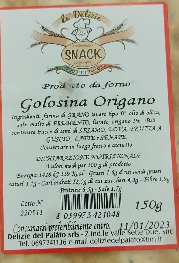 Golosità origano