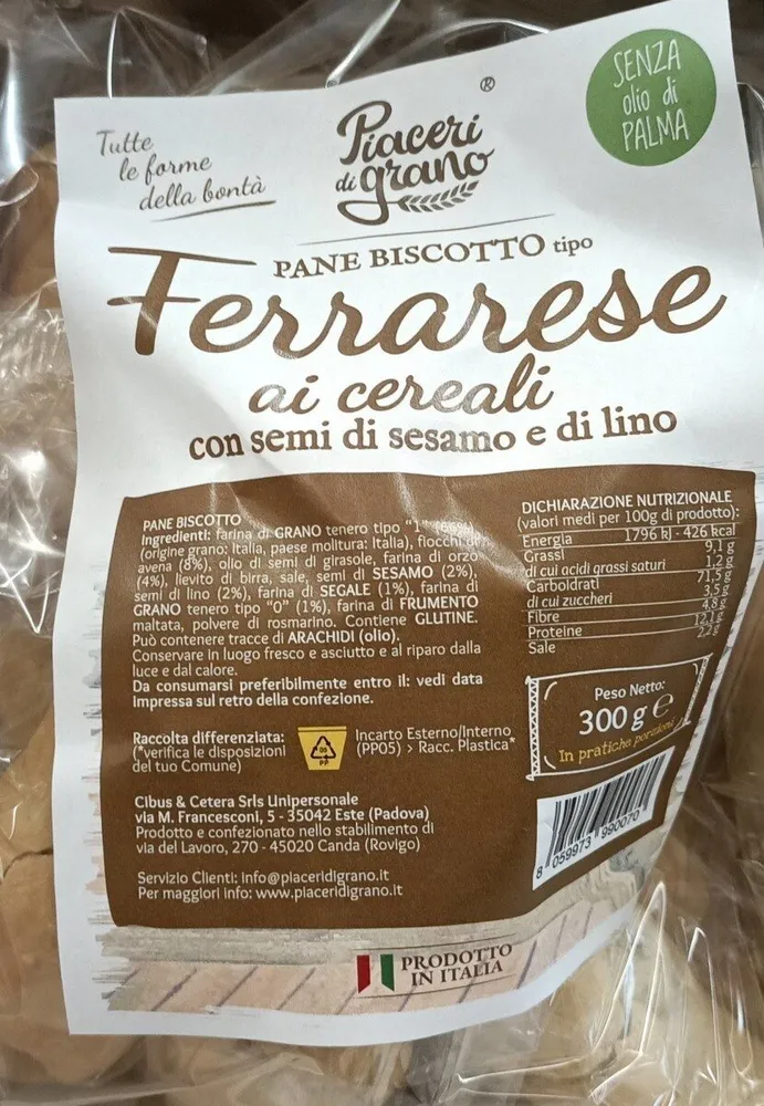 Pane biscotto ferrarese