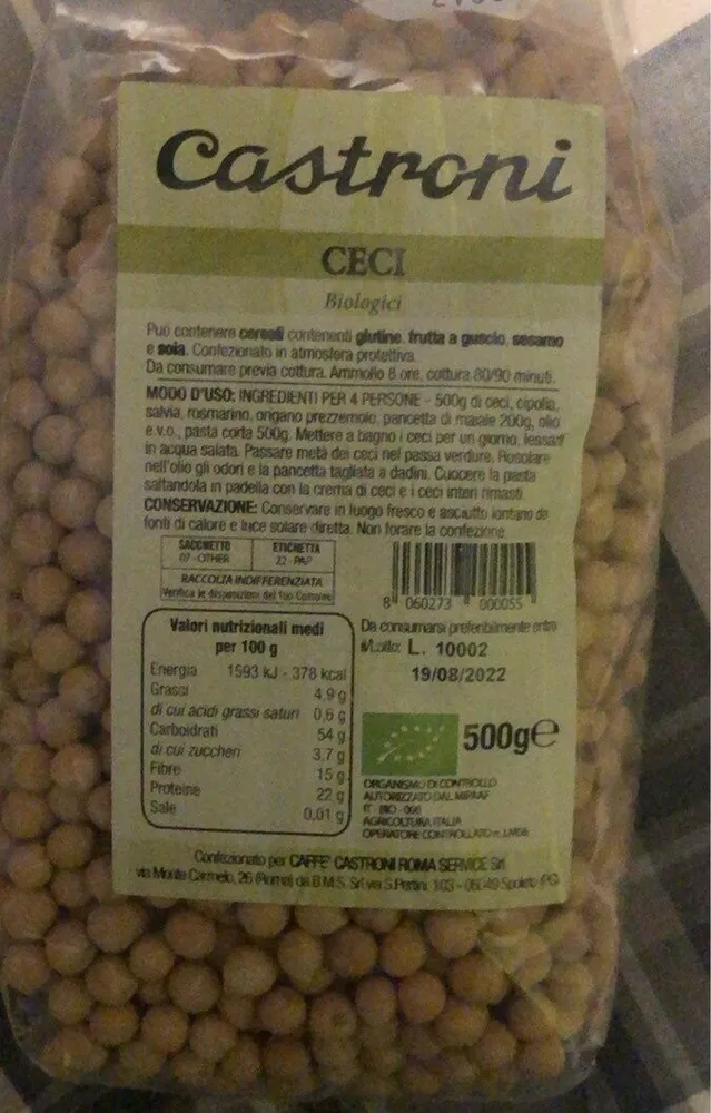 Ceci biologici