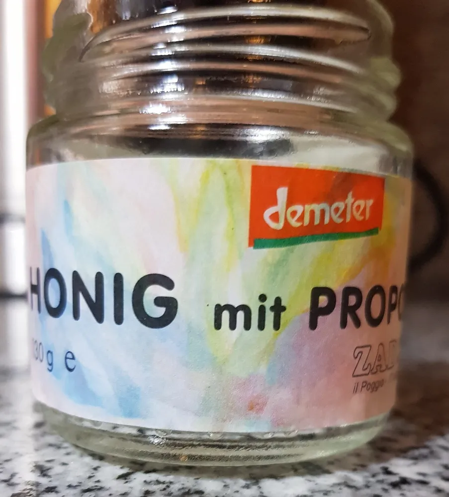 Miel avec propolis