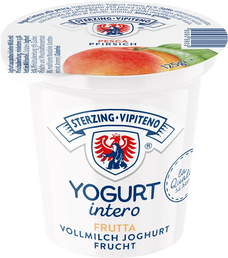 Yogurt intero - 125g - Gusto pesca