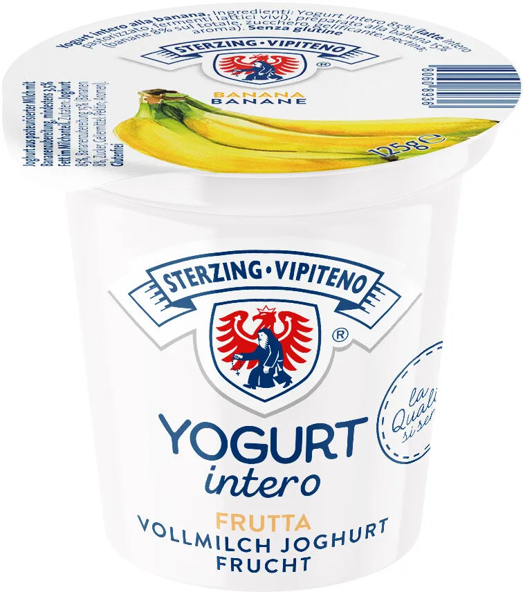 Yogurt intero - 125g - Gusto banana