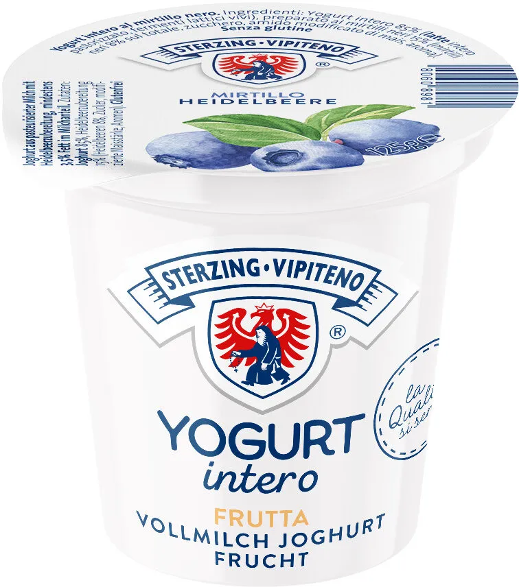 Yogurt intero - 125g - Gusto mirtillo nero