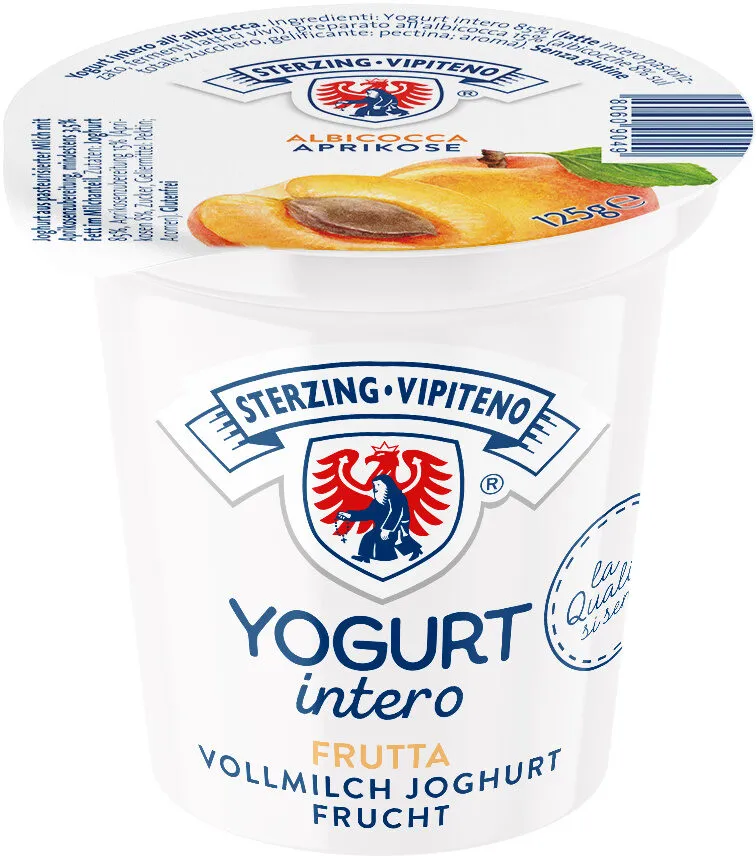 Yogurt intero - 125g - Gusto albicocca