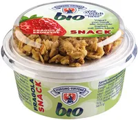 Bio Snack - 170g - Organic whole milk strawberry yoghurt with nuts and cereals