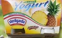 Yogurt magro ananas