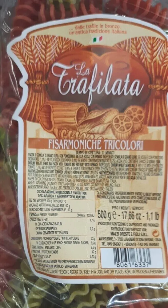 Fisarmoiche tricolori