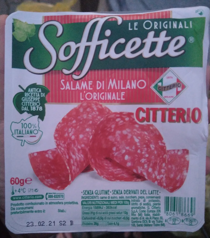 Sofficette - salame di Milano