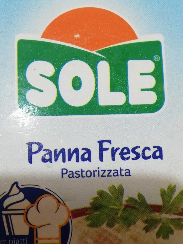 Panna fresca pastorizzata
