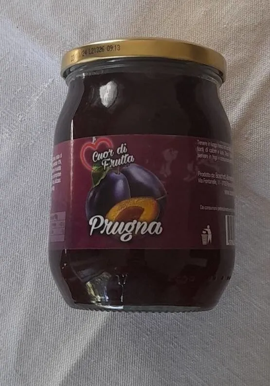 Cuor di frutta prugna
