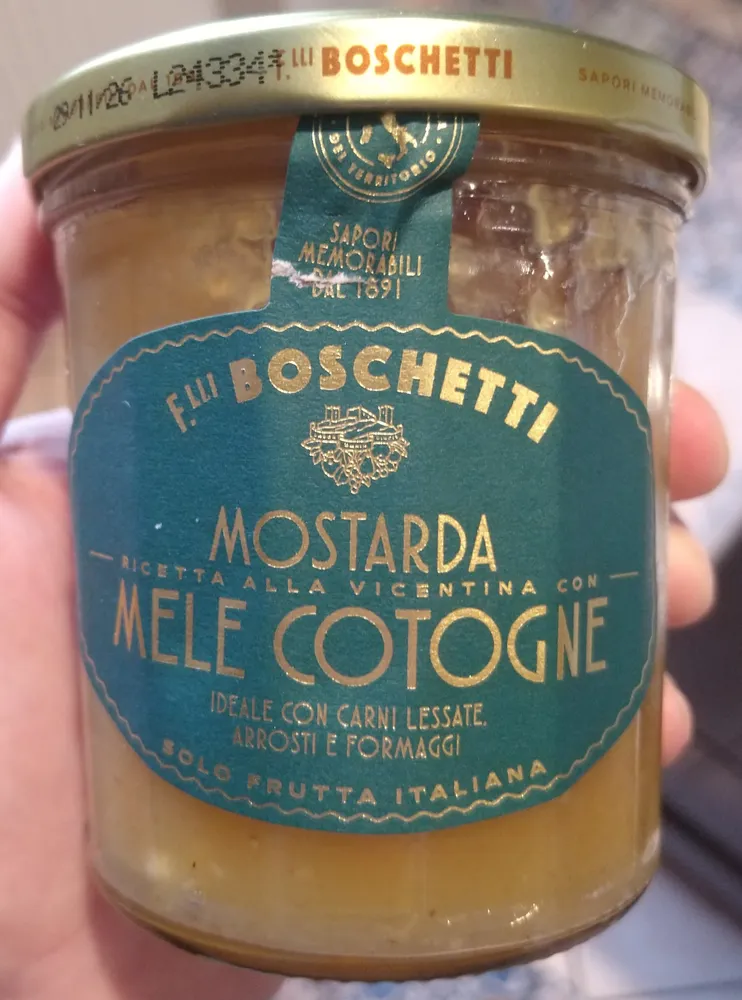 Mostarda mele cotogne