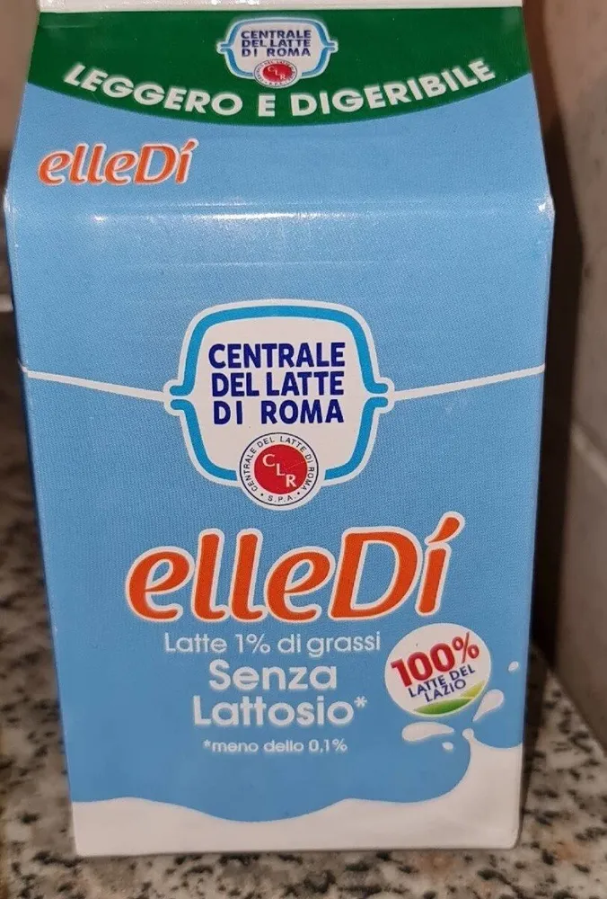 Latte elleDí Senza Lattosio 1% di grassi