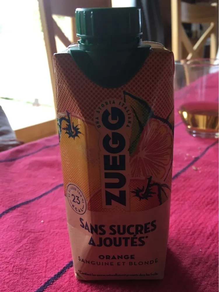 Zuegg orange sanguine et blonde