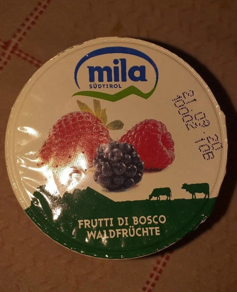 Yogurt intero frutti di bosco