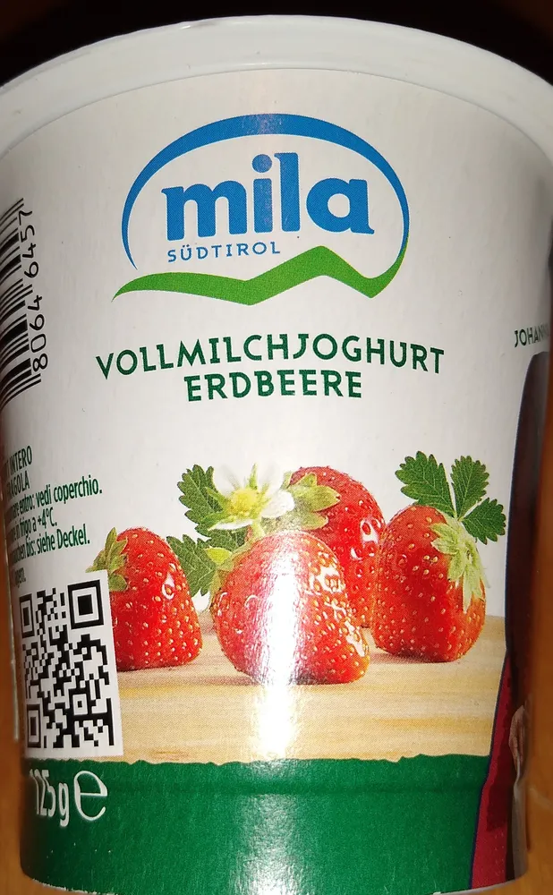Yogurt intero fragola