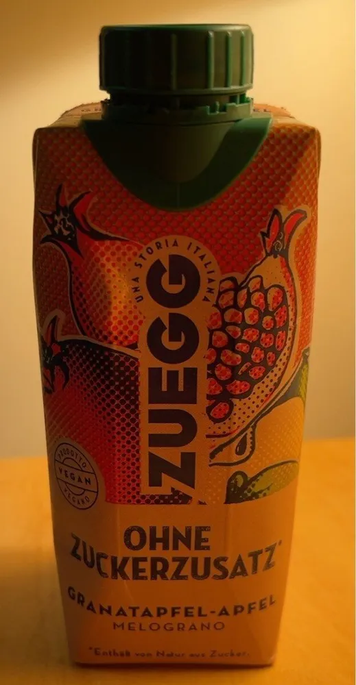 Jus de grenade et pomme