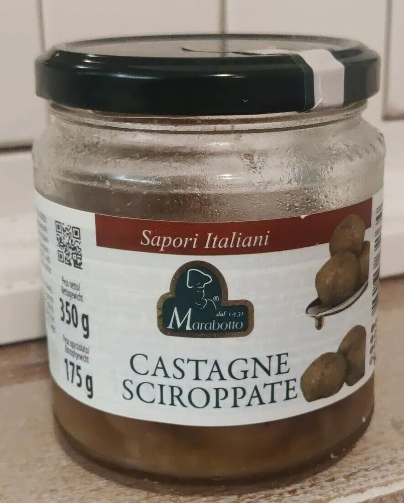 Castagna sciroppate