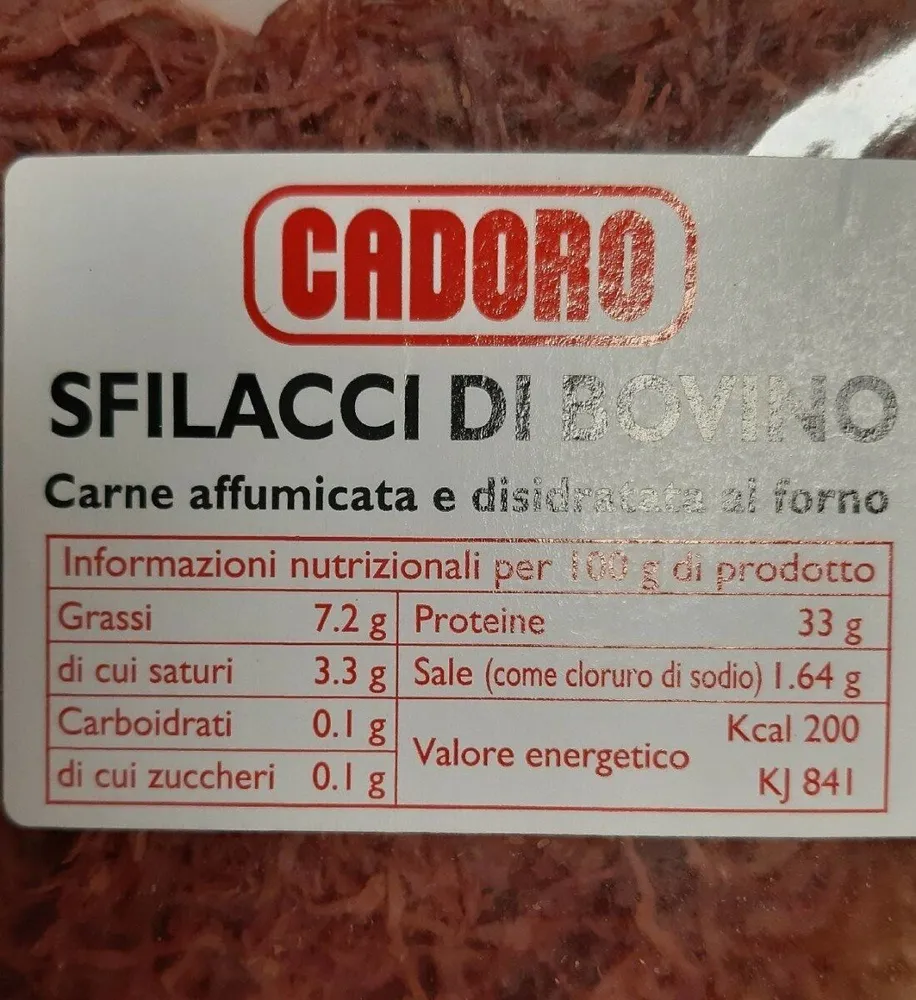 Sfilacci di bovino