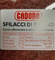 Sfilacci di bovino