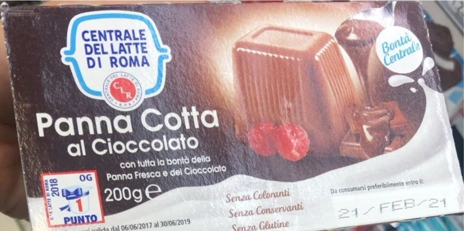 Panna cotta di ciocolato