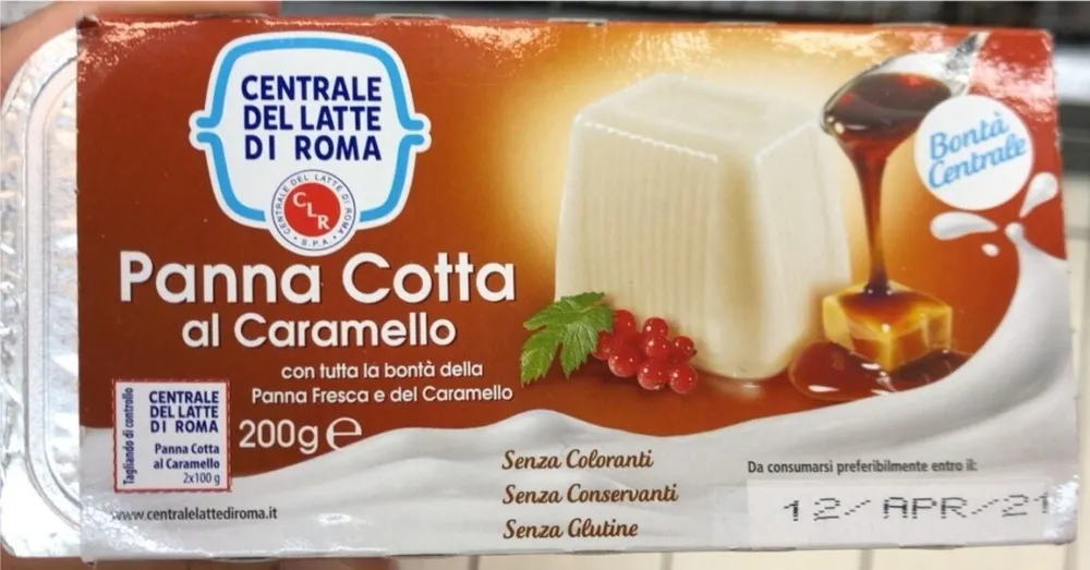 Panna cotta al caramello