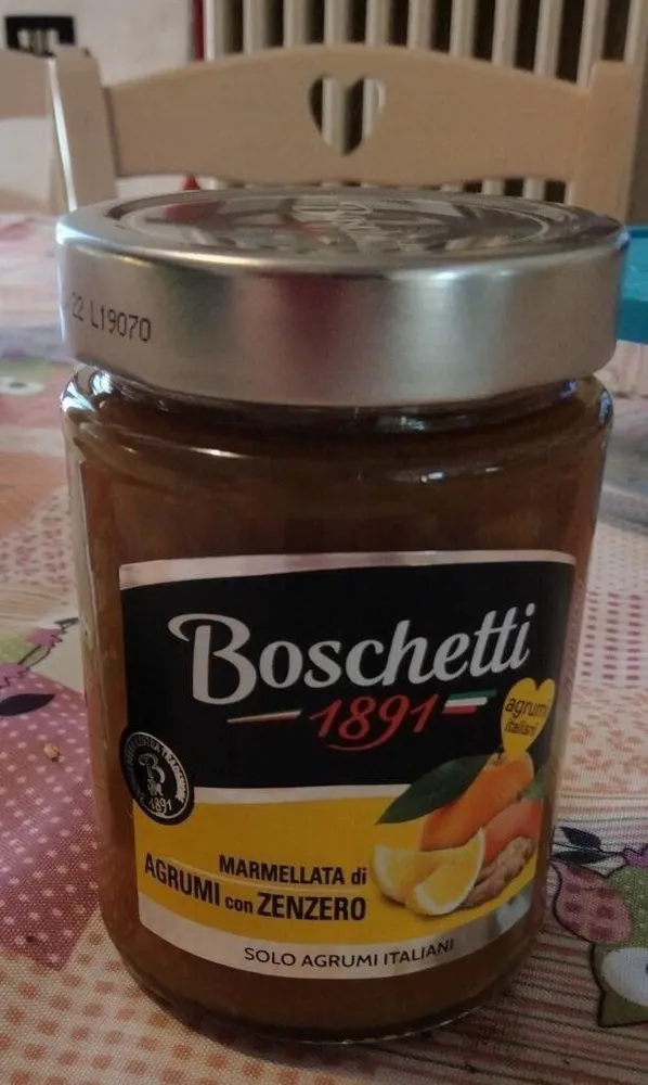 Marmellata di agrumi con zenzero MARCA BOSCHETTI