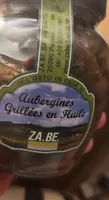 Aubergines grillées en huile