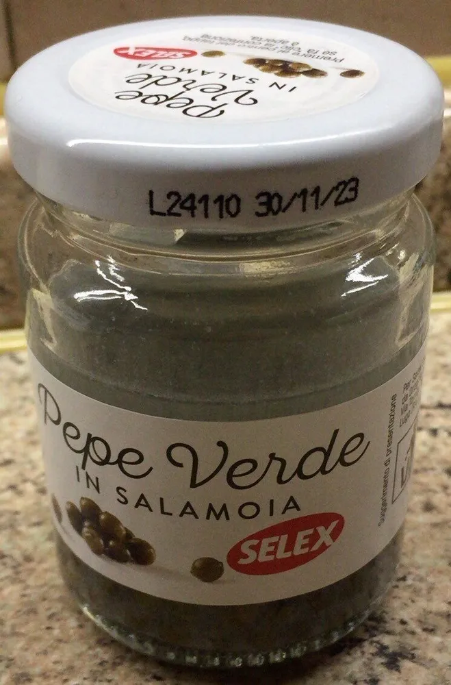Pepe verde in salamoia