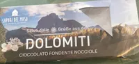 cioccolato fondente nocciole dolomiti