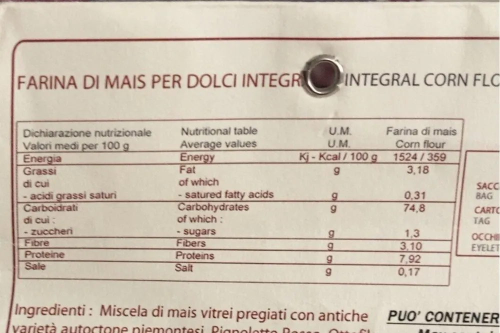 Farina di mais